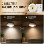 Set Of 3 Wireless Dimmable Remote-Control Light