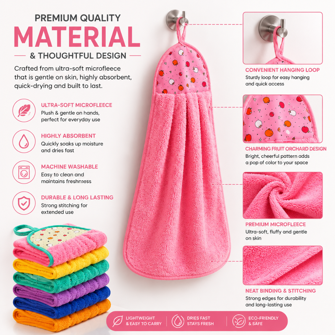 Kitchen Hanging Hand Towels (pack of 3)