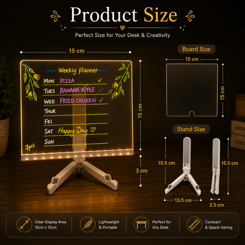 Acrylic Luminescent Glowing Board