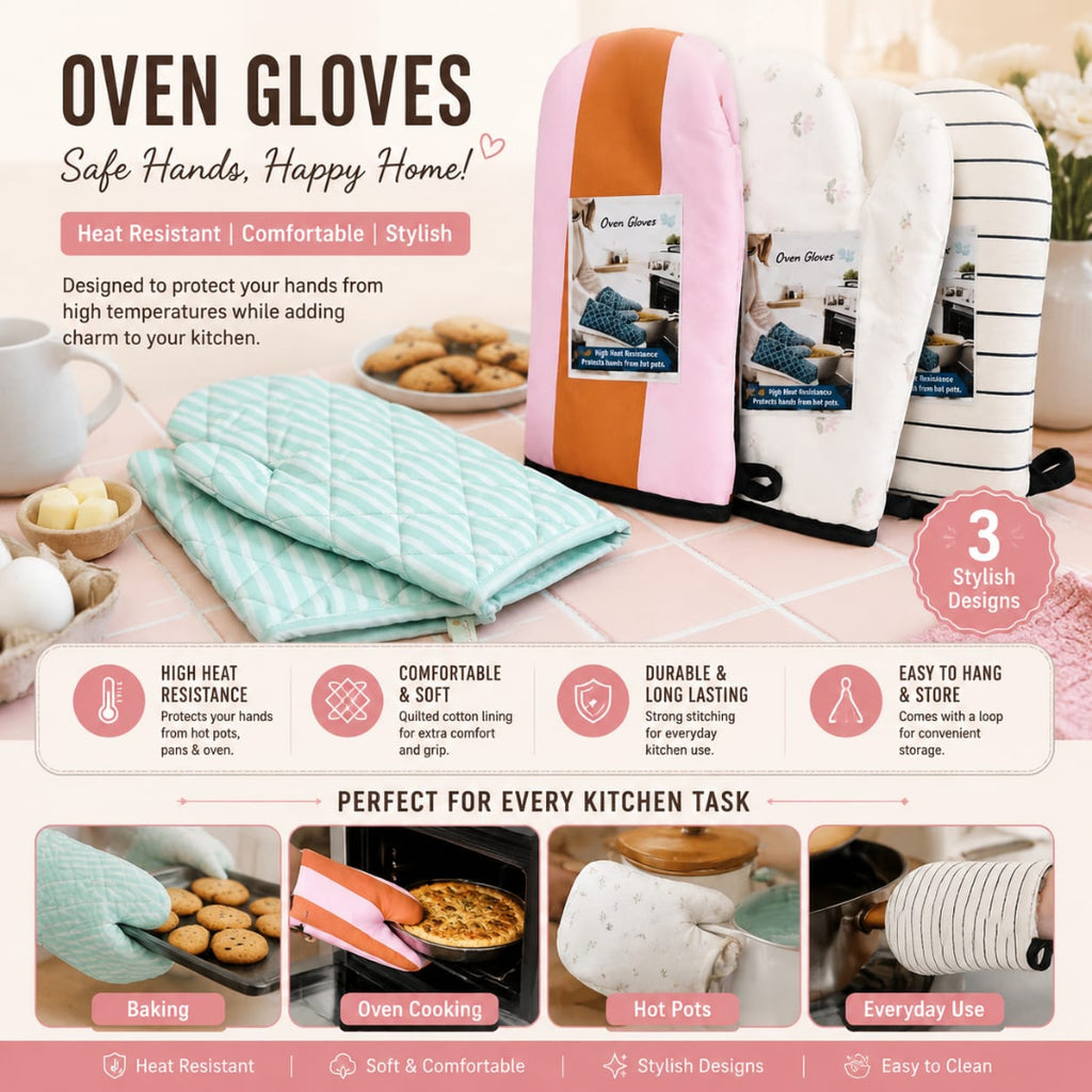 Microwave/Oven Gloves, Oven Mitts