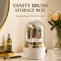 360° Rotating Makeup Brushes Holder