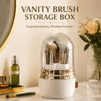 360° Rotating Makeup Brushes Holder
