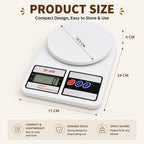 Digital Weighing Scale for Kitchen Use (max 10 kgs)