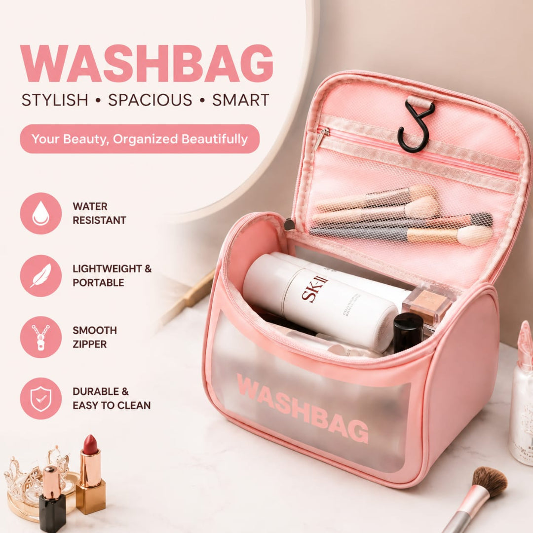 Portable Travel Makeup Skincare & Toiletry Bag