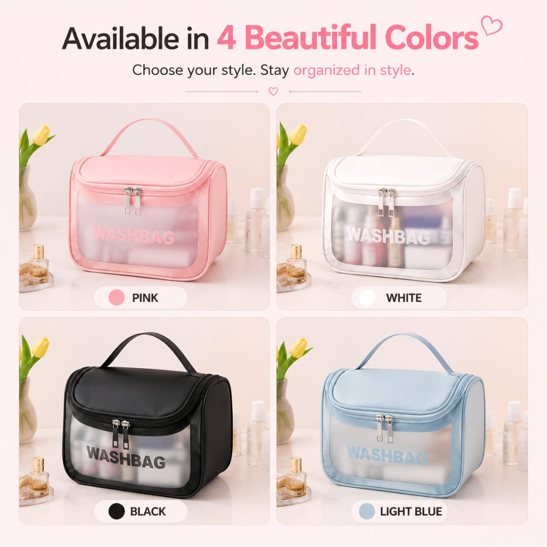 Portable Travel Makeup Skincare & Toiletry Bag