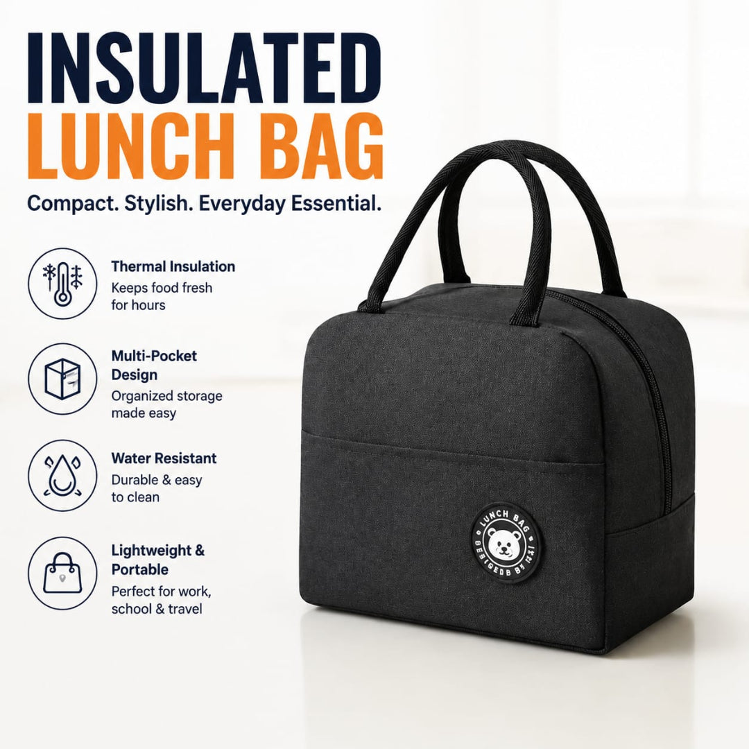 Portable Thermal Insulated Lunch Bag