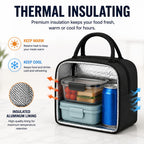 Portable Thermal Insulated Lunch Bag