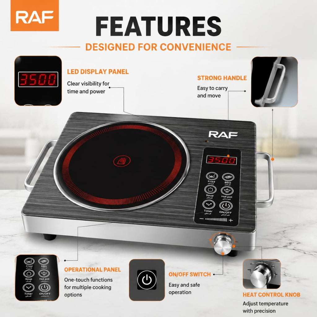 Multifunction Infrared Cooker & Hot Plate – 3500W