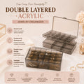 Double layered Acrylic Jewelry Organizer