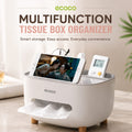Multifunctional Tissue Box Organizer with Phone stand