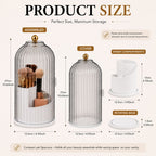 Luxury 360° Rotating Makeup Brush Holder, Organizer