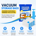Vacuum storage bags (5 bags & 1 pump)