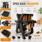 Rotating Ferris Wheel Spice Rack With 18Pcs Jar