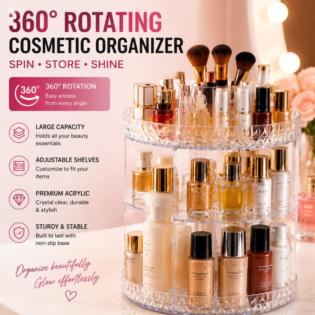 Rotating Makeup Organizer