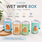 Mini Portable Wet Wipes Tissue Can