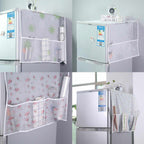 Fridge cover for dust, oil protection and organization