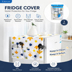 Fridge cover for dust, oil protection and organization