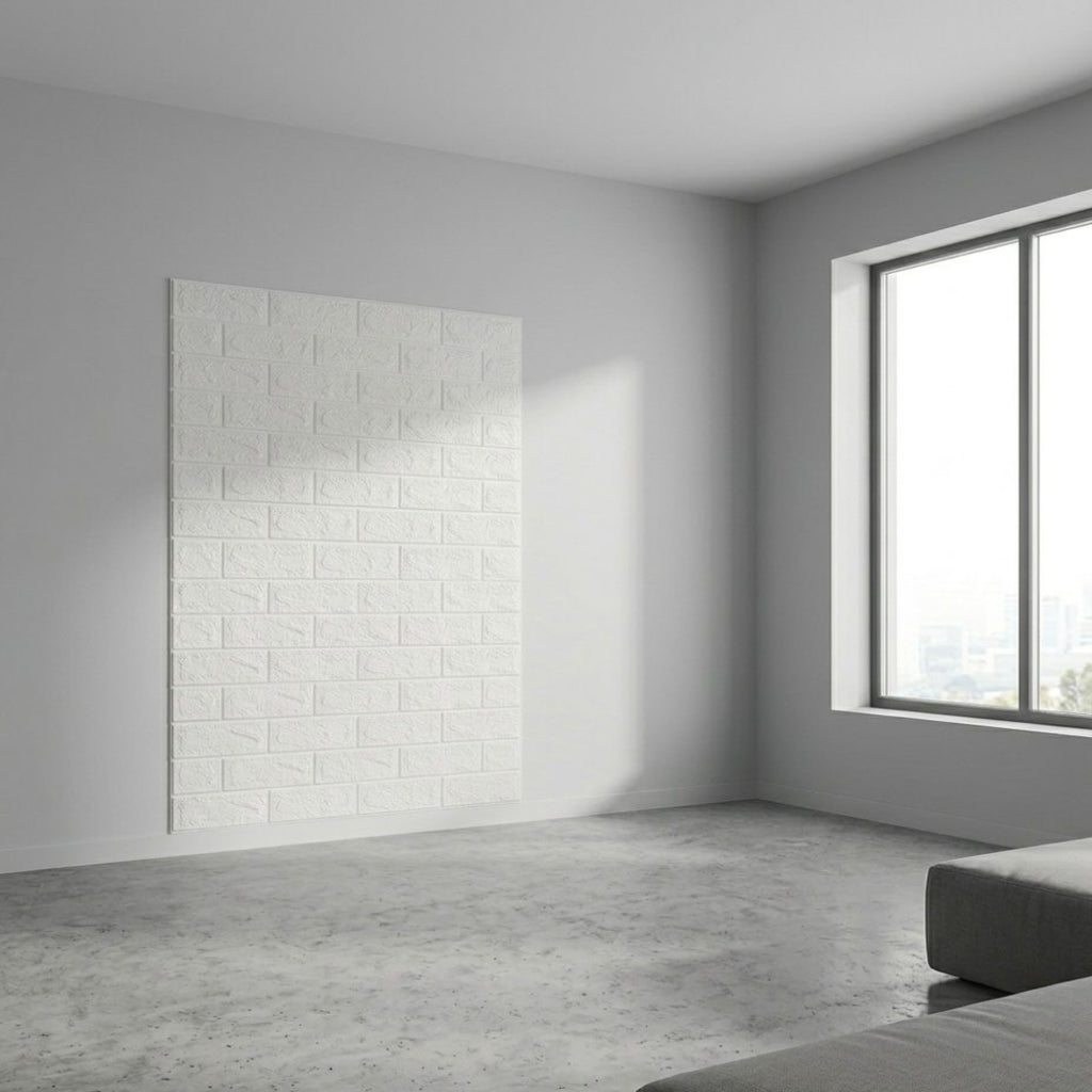 Self-adhesive 3D Wall Bricks Sheet