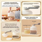 Manual Ice Shaver and Snow Cone Machine