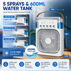 Portable Air Conditioning Cooling Mist Fan