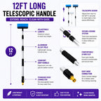 Telescopic Solar Panel Cleaning Brush