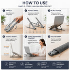 Adjustable Laptop Stand Ergonomic