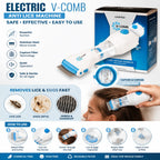 V Comb Electronic Head Lice Removal Machine
