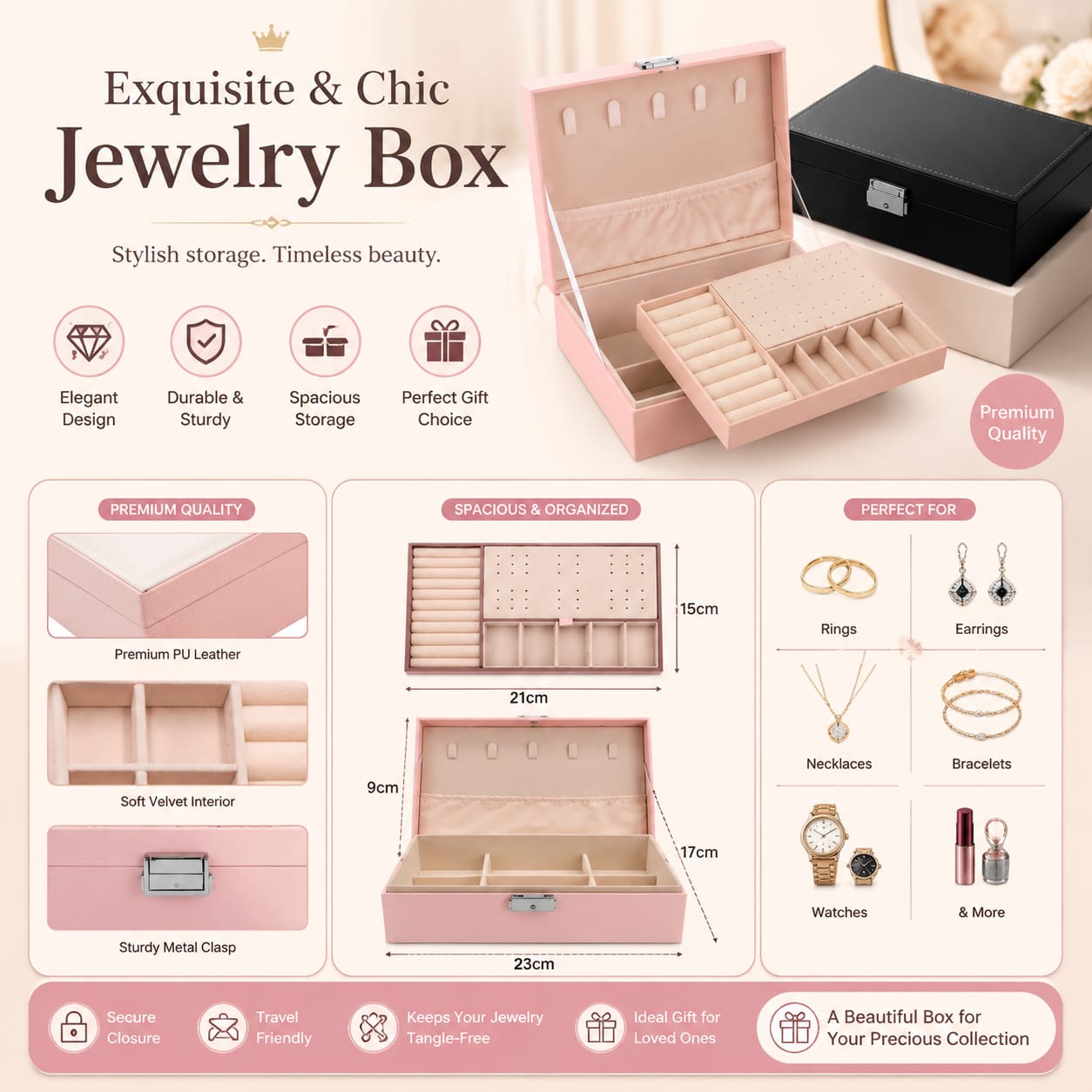 Large Jewelry Organizer For Strorage